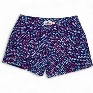 Vineyard Vines Whale Print Womens Shorts Size 00